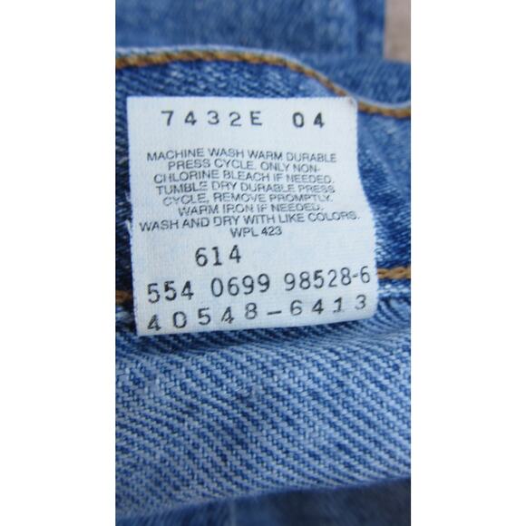 Vintage 1990s Levi's 540 Brown Tab Jeans Size 38 X 32 Relaxed Fit - Picture 6 of 6